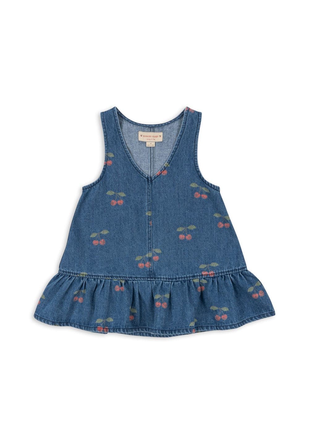 Konges Sløjd / Magot Denim Kjole med kirsebær / Ma Grande Cerise — billede 1