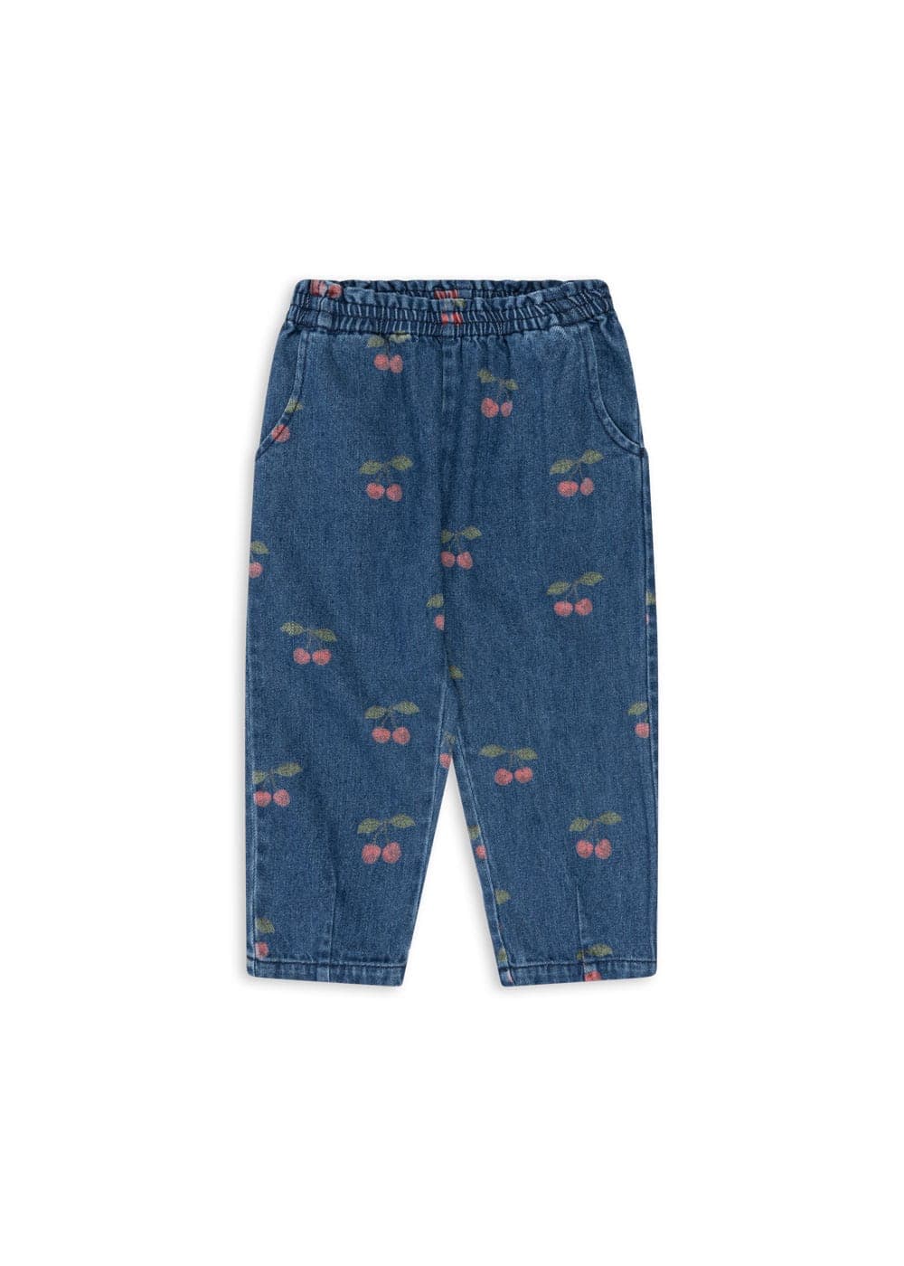 Konges Sløjd / Magot Denim Jeans med kirsebær / Ma grande cerise — billede 1