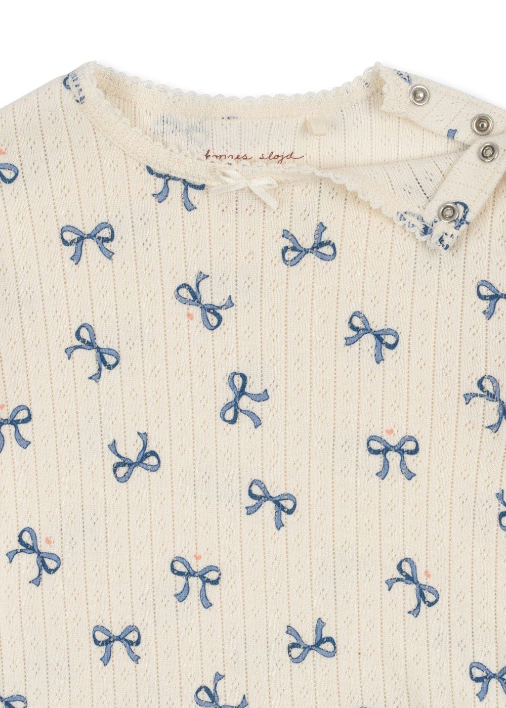 Konges Sløjd / Minnie body med sløjfer / Bow Blue — billede 3