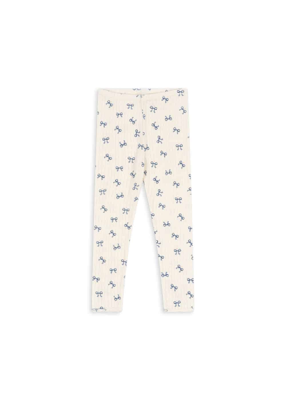 Konges Sløjd / Minnie baby pants med sløjfer / Bow Blue — billede 1