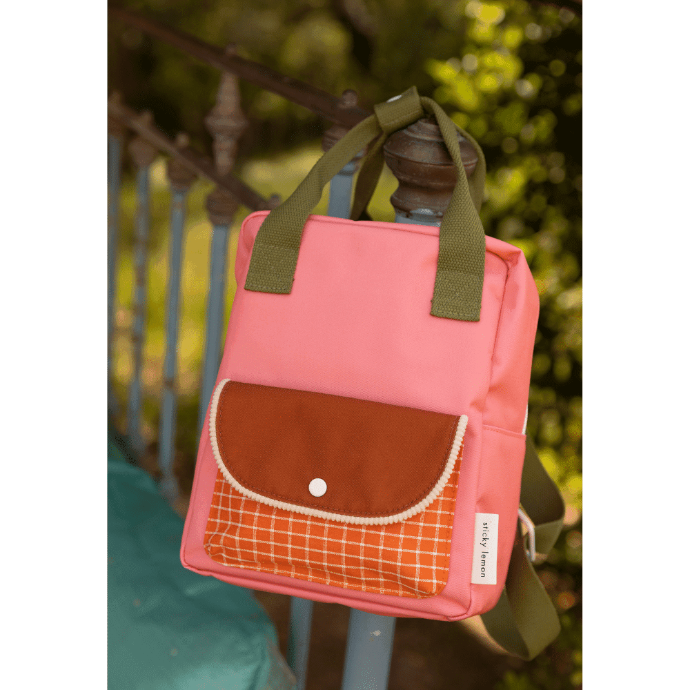 Sticky Lemon / Rygsæk lille / Flower Pink — billede 6