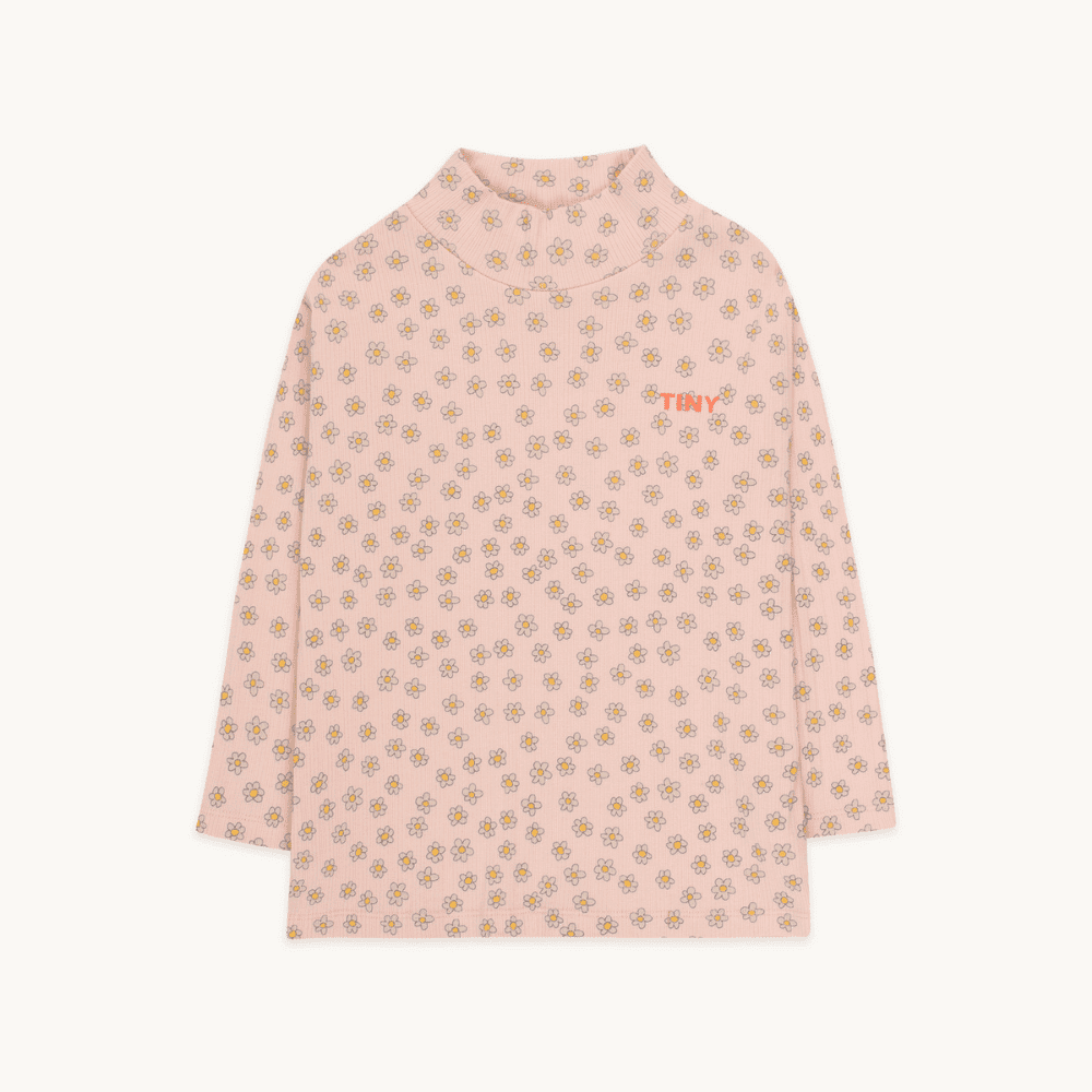 Tiny Cottons / Langærmet bluse med margueritter / lyserød — billede 1