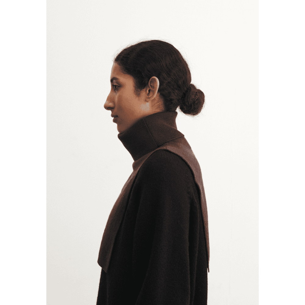 FUB Woman / Felted Uld Halsedisse / Mocca — billede 2