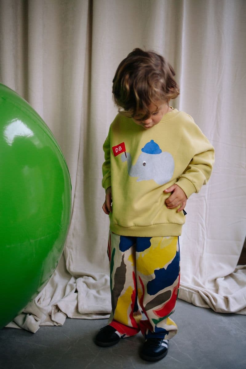 Daily Brat / Sweatshirt Elefant / Gul — billede 4