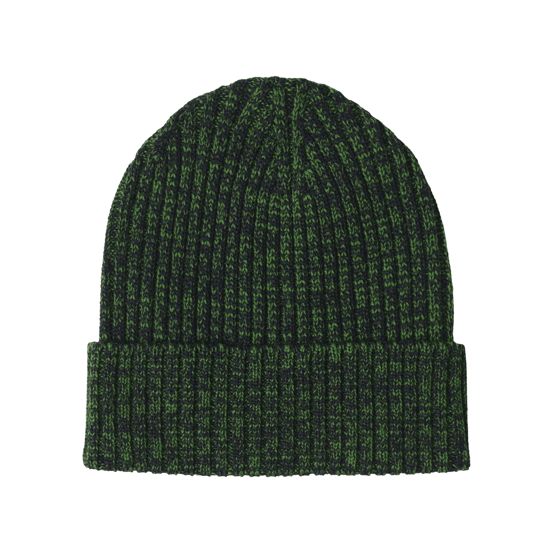 FUB — FUB / Rib Beanie Uld Hue / Forest Dark Navy Melange