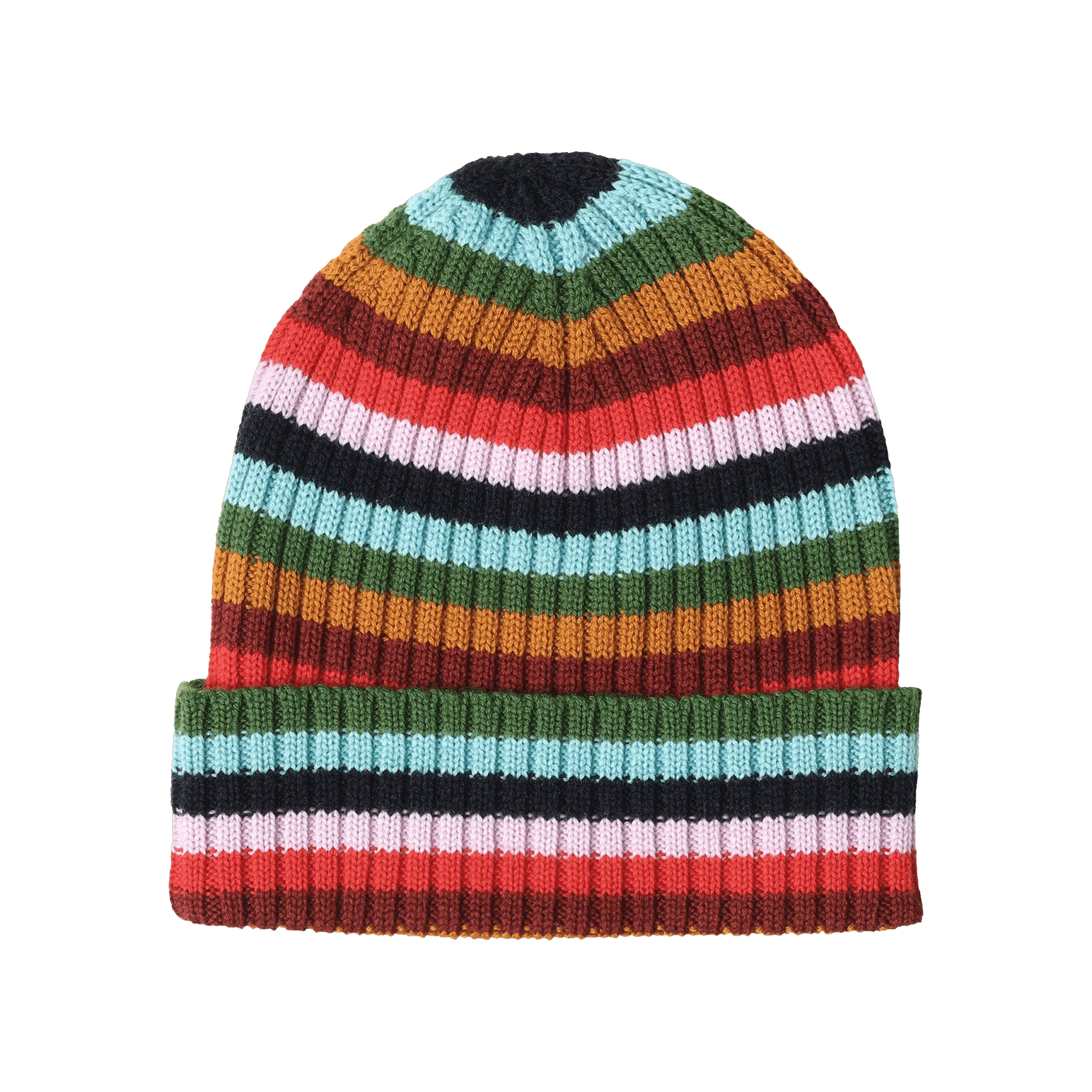 FUB — FUB / Rib Beanie Uld Hue / Multi Striber