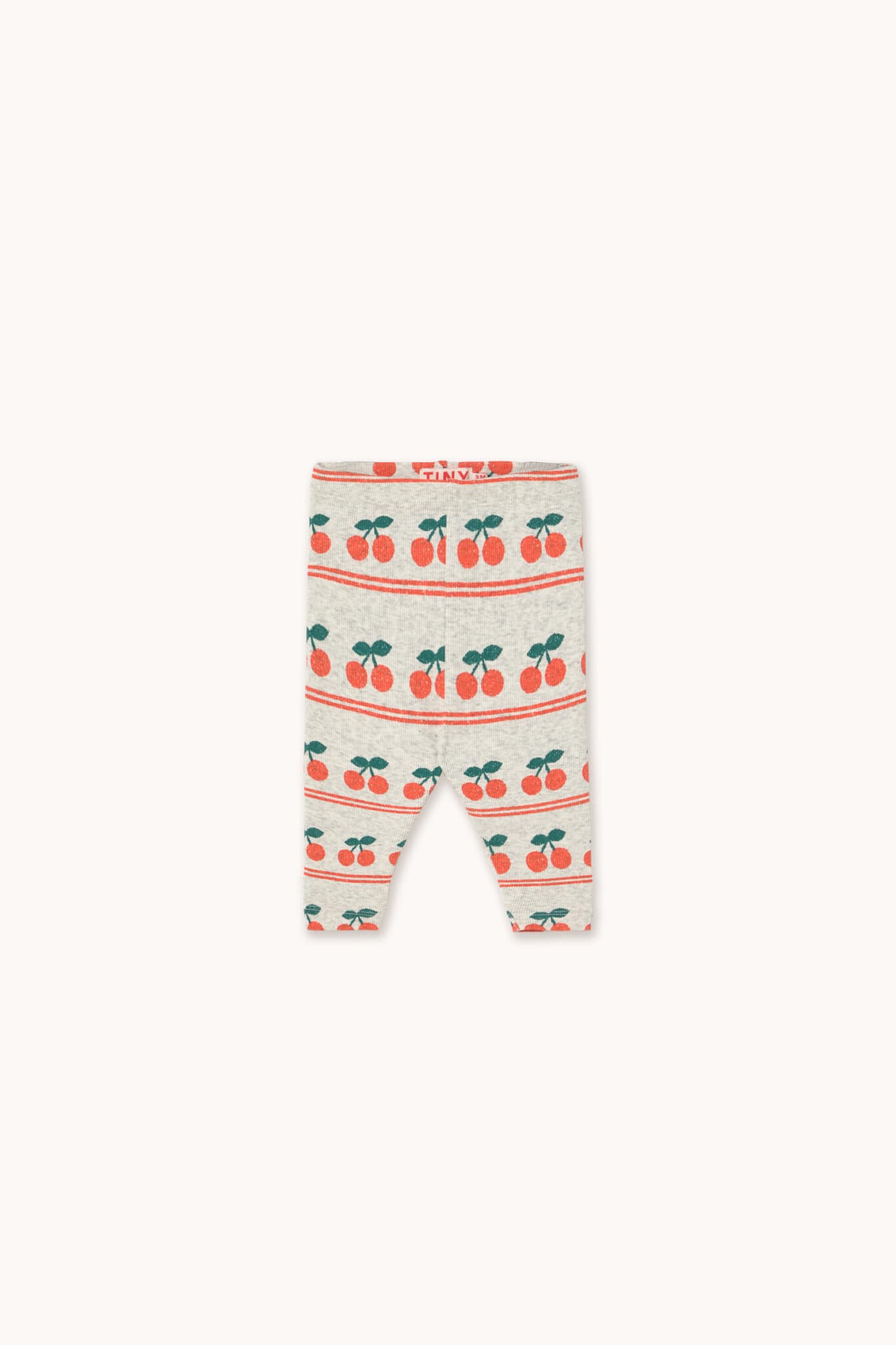 Tiny Cottons / Cherry Pattern Rib Baby bukser — billede 1
