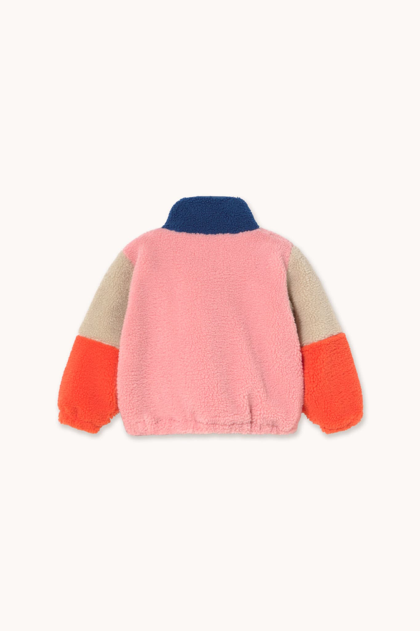 Tiny Cottons / Color Block Polar Teddy Jakke / Rød — billede 2