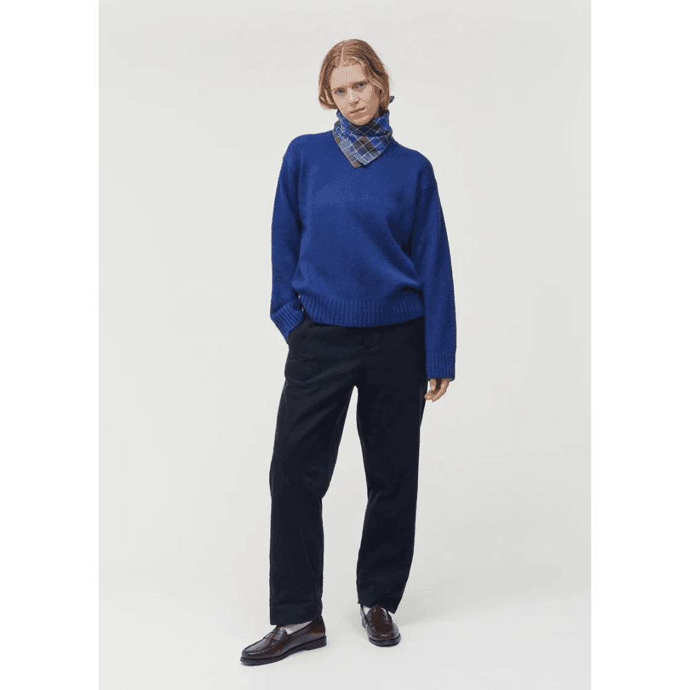 Aiayu / Coco Pant Corduroy / Black Navy — billede 1
