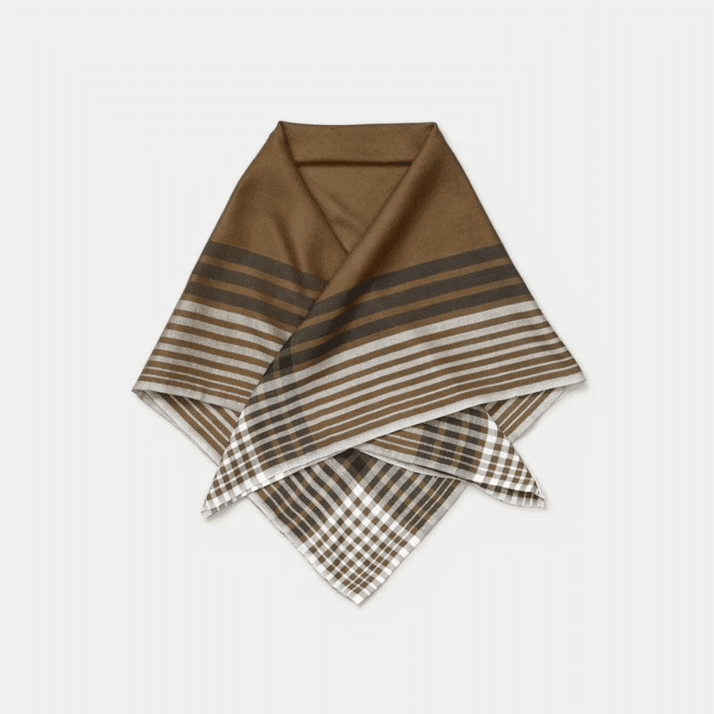 Aiayu / Electra Silketørklæde / Mix Brown — billede 1