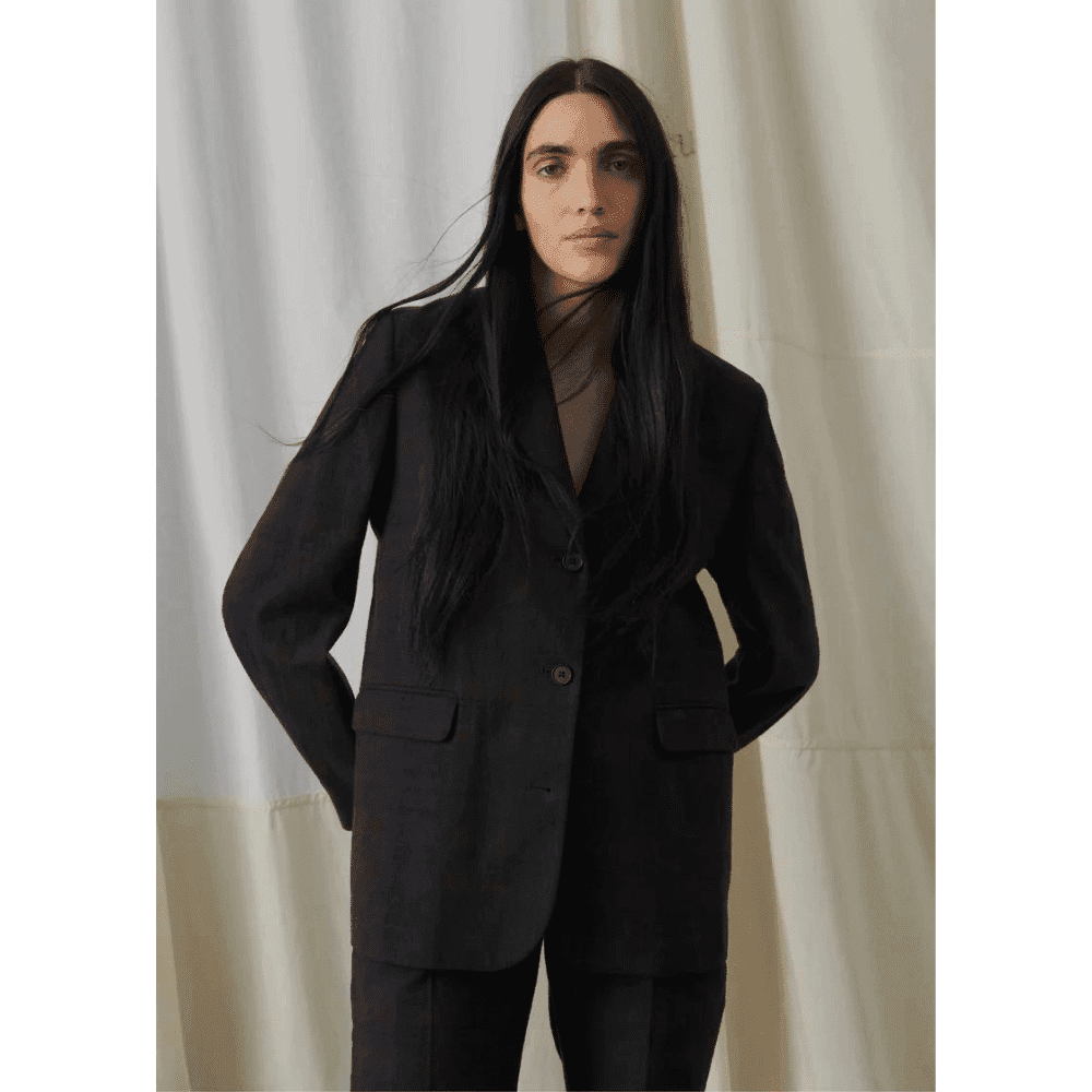 Aiayu / Mason Blazer Check / Mix Navy — billede 4