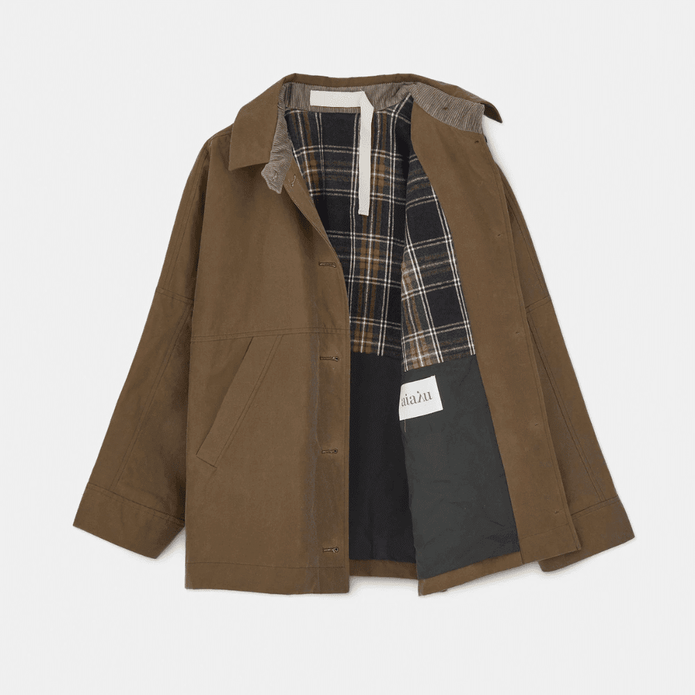 Aiayu / Moa Oilskin jakke / Bark — billede 1