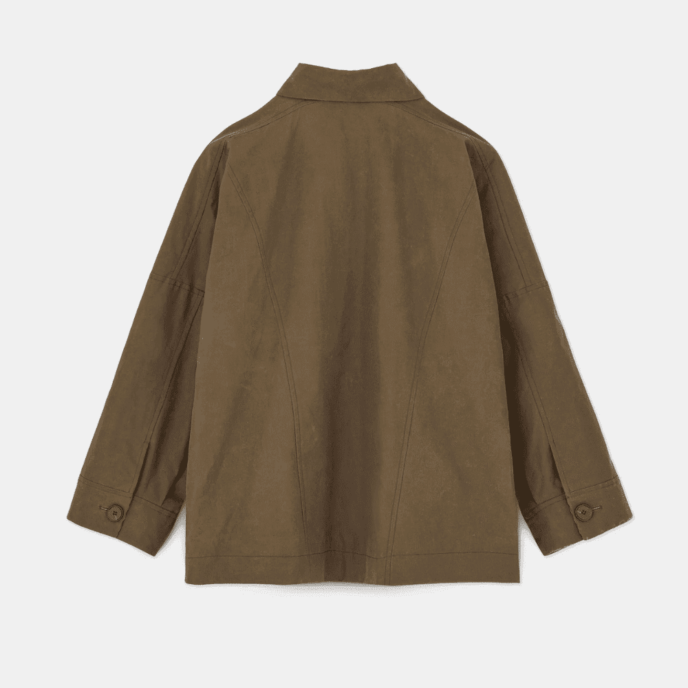 Aiayu / Moa Oilskin jakke / Bark — billede 2