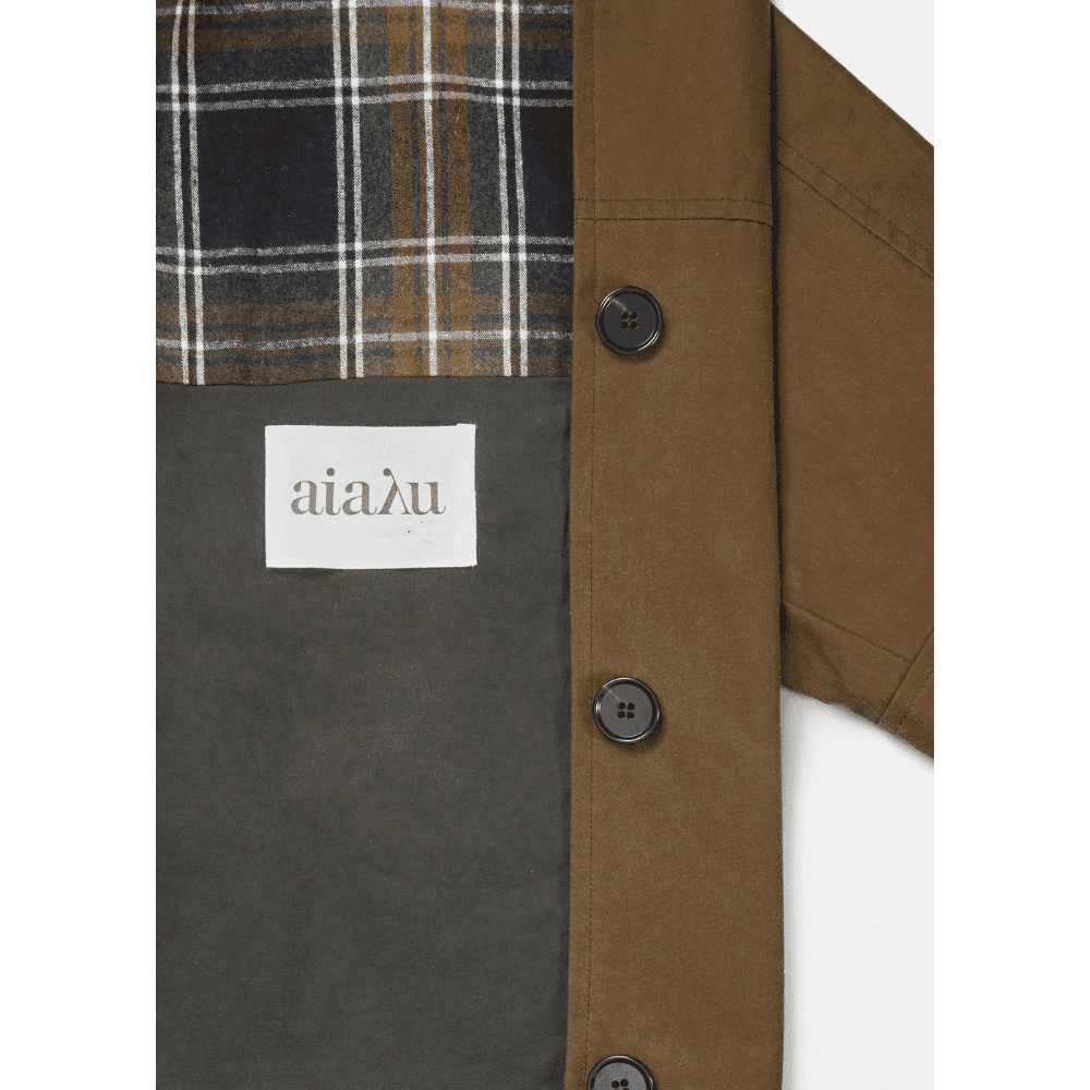 Aiayu / Moa Oilskin jakke / Bark — billede 4