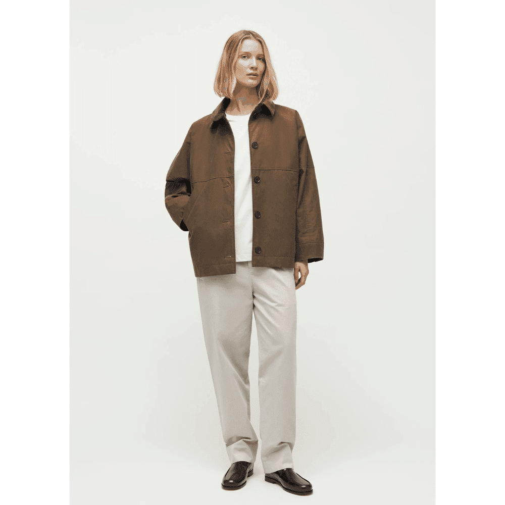 Aiayu / Moa Oilskin jakke / Bark — billede 5