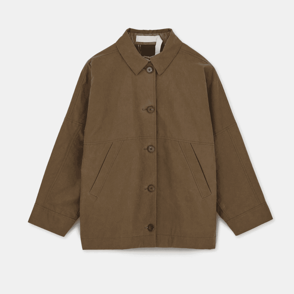 Aiayu / Moa Oilskin jakke / Bark — billede 6