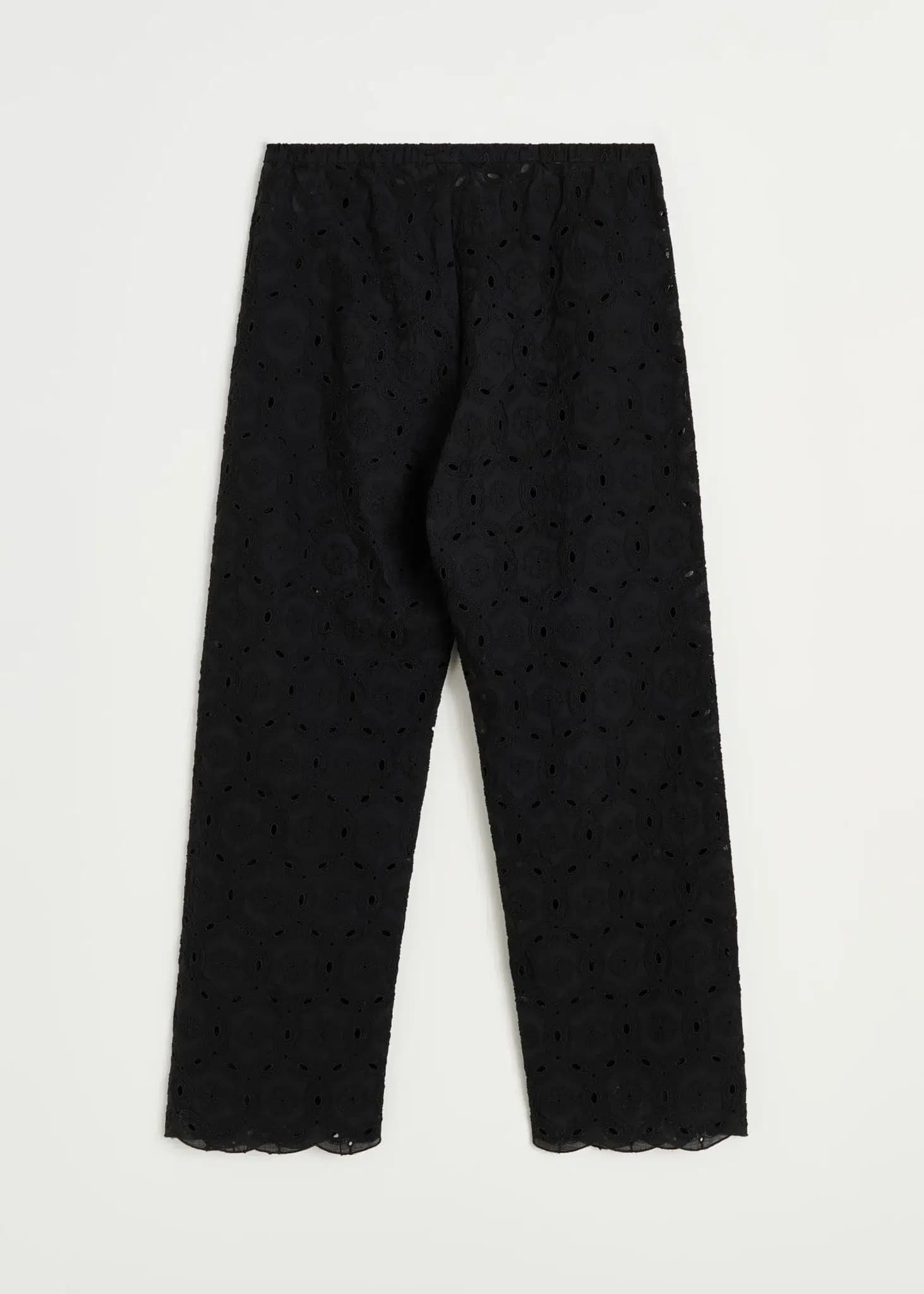 Aiayu / Ava Pant Embroidery / Black — billede 3