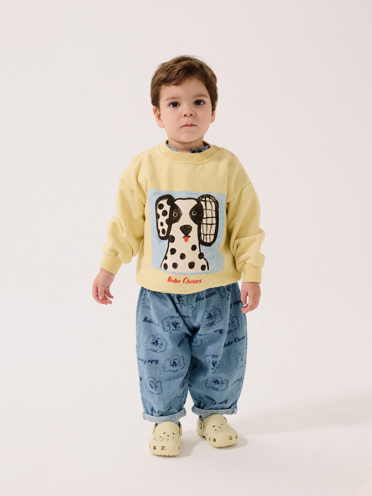 Bobo Choses / Van Dog Baby sweatshirt / gul — billede 4