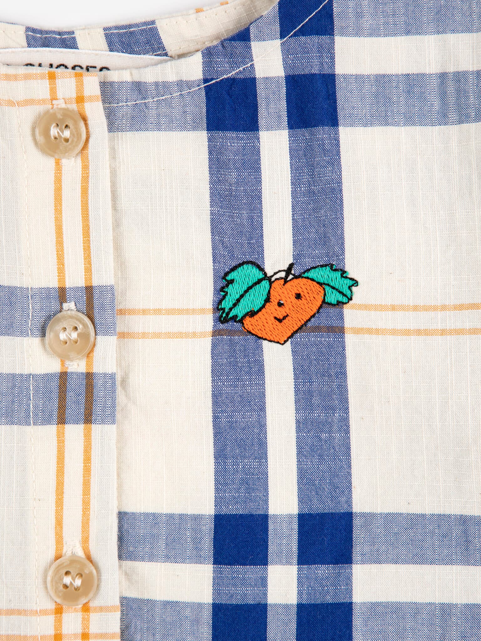 Bobo Choses / Fun Tartan ternet baby kjole — billede 3