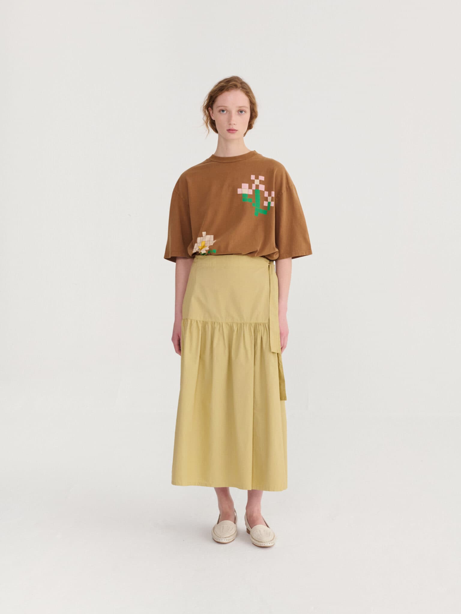 Bobo Choses Woman — Bobo Choses Woman / Slå om nederdel bomuld / khaki