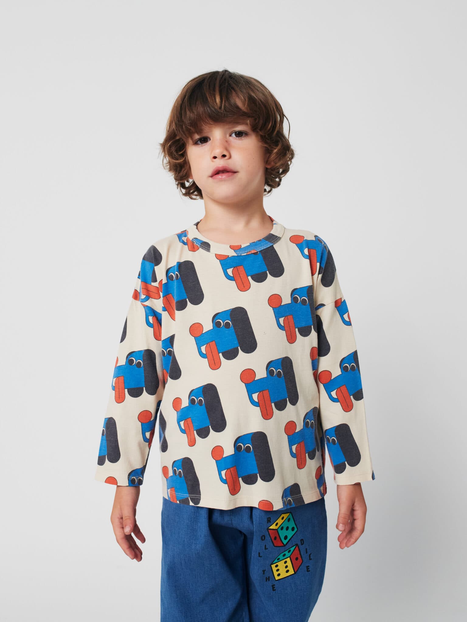 Bobo Choses / Doggy Mate all over langærmet T-shirt — billede 2