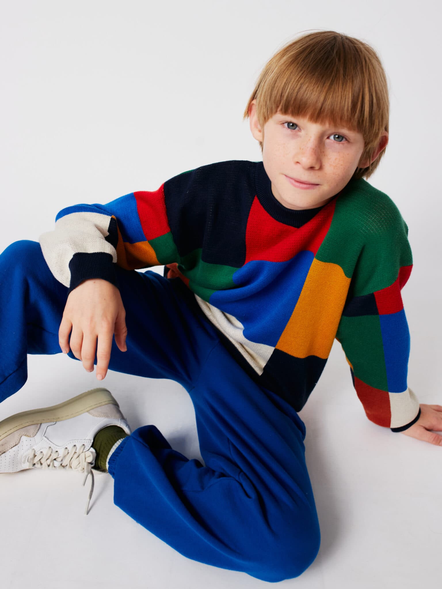 Bobo Choses / Multicolour tiles strik trøje — billede 2