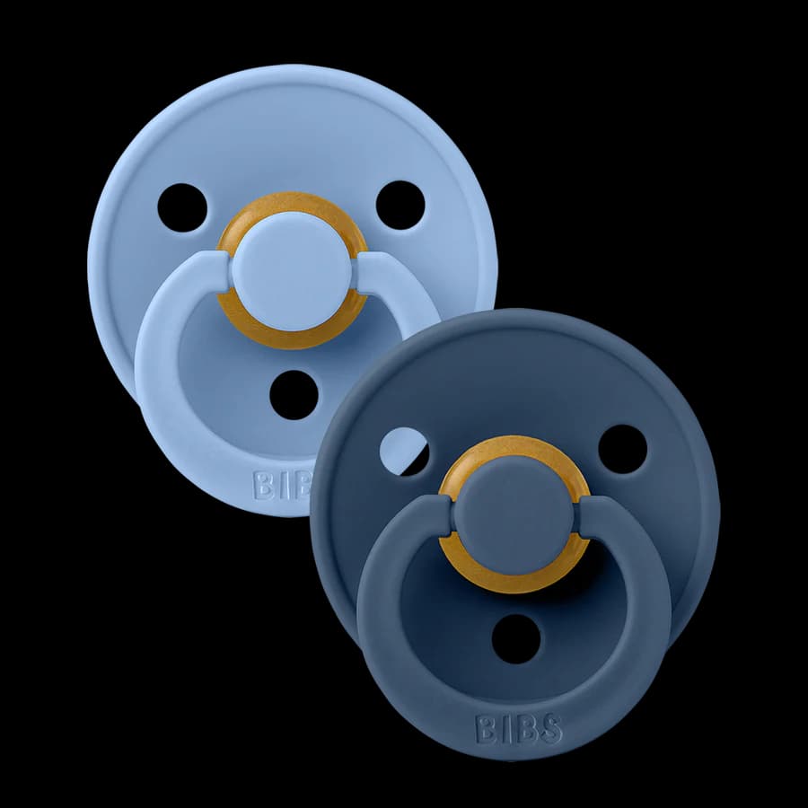 BIBS Colour 2 Pack Sky Blue/Steel Blue — billede 1
