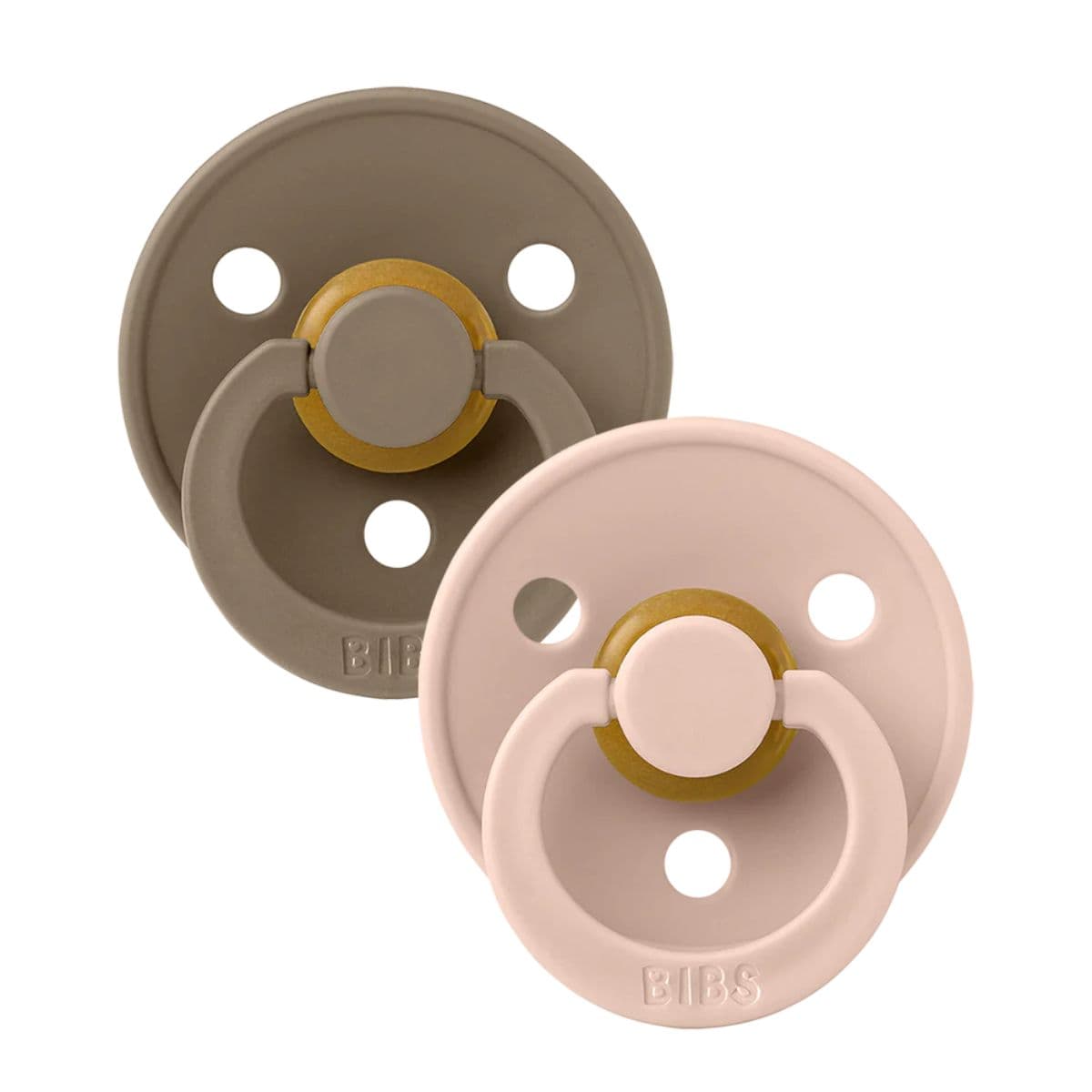 BIBS Colour 2 pak Dark Oak/Blush — billede 1