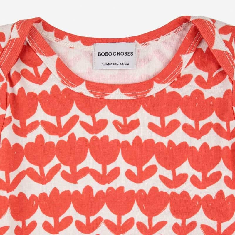 Bobo Choses / Baby Retro Flowers all over body — billede 2