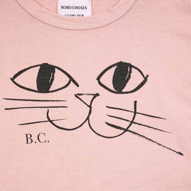 Bobo Choses / Smiling Cat long sleeve T-shirt — billede 2