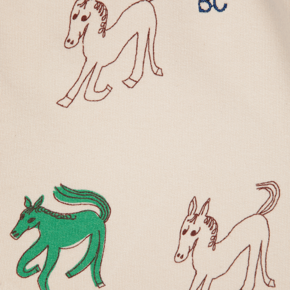 Bobo Choses / Baby sweatshirt med heste — billede 2