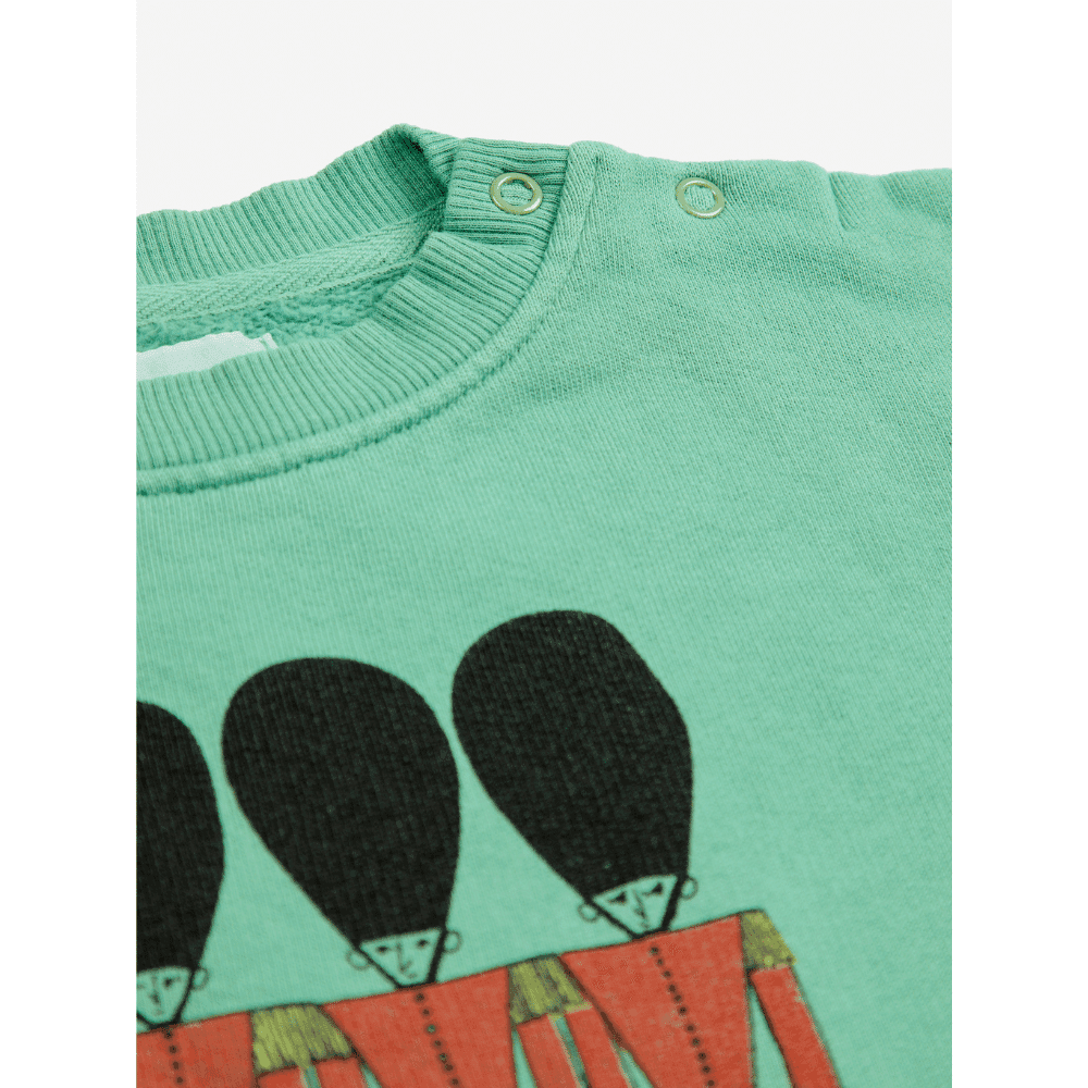 Bobo Choses / Baby sweatshirt tinsoldater / grøn — billede 2