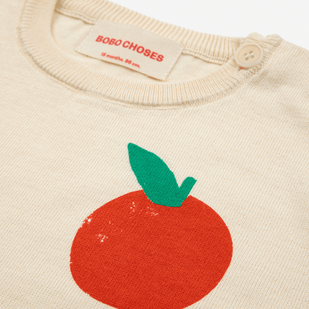 Bobo Choses / Baby Strikket T-shirt / tomat — billede 2