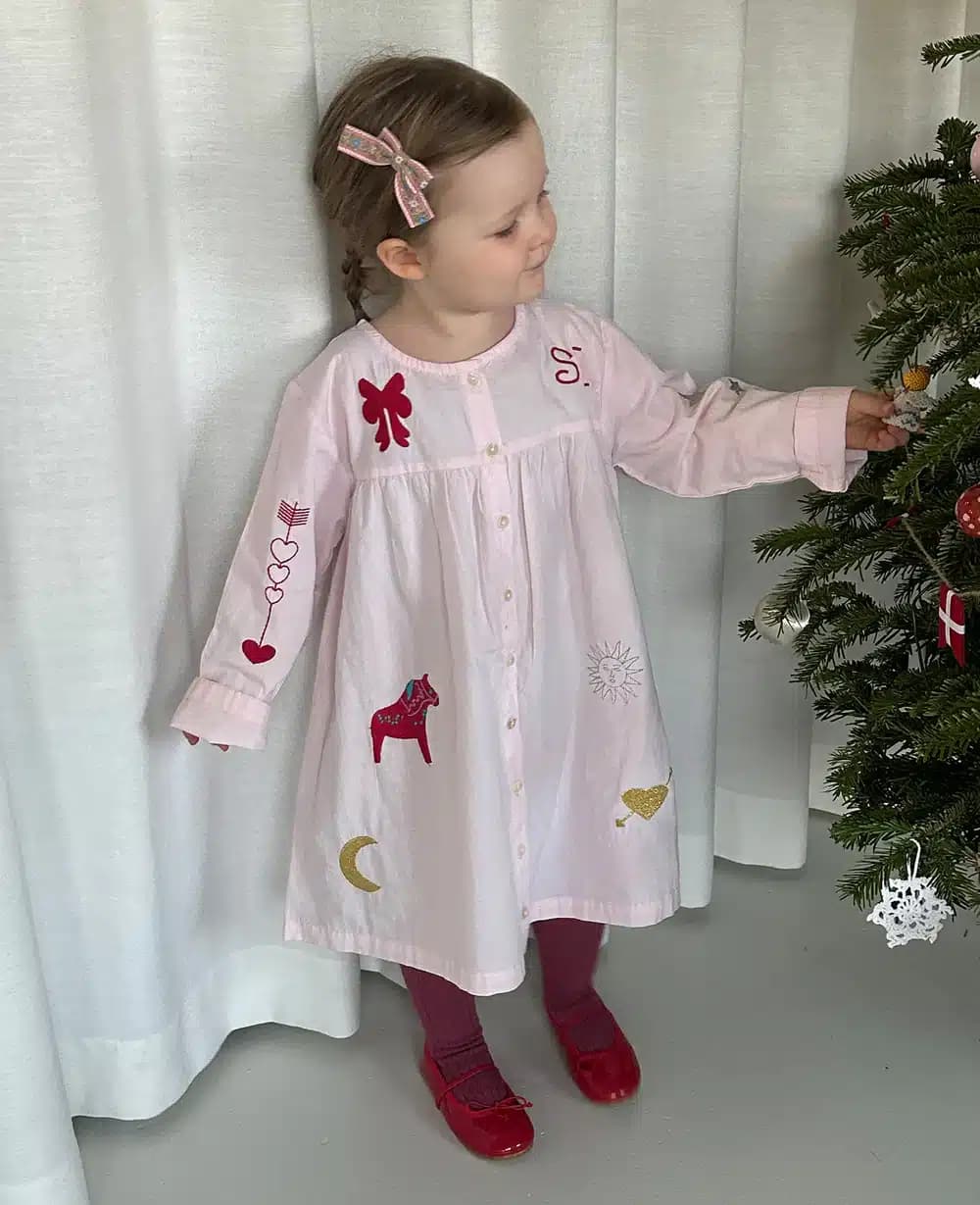 Sissel Edelbo MINI / Jule kjole / Cherry Blossom — billede 1