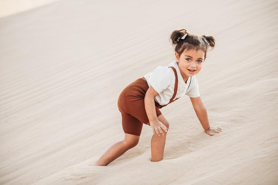 Silly Silas / Retro Rib Shorts - Cinnamon — billede 2