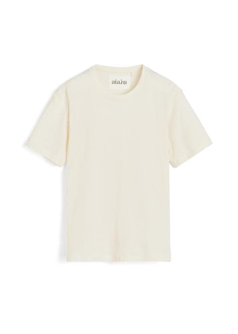 Aiayu / Classic Circular Tee / Pure Ecru — billede 1