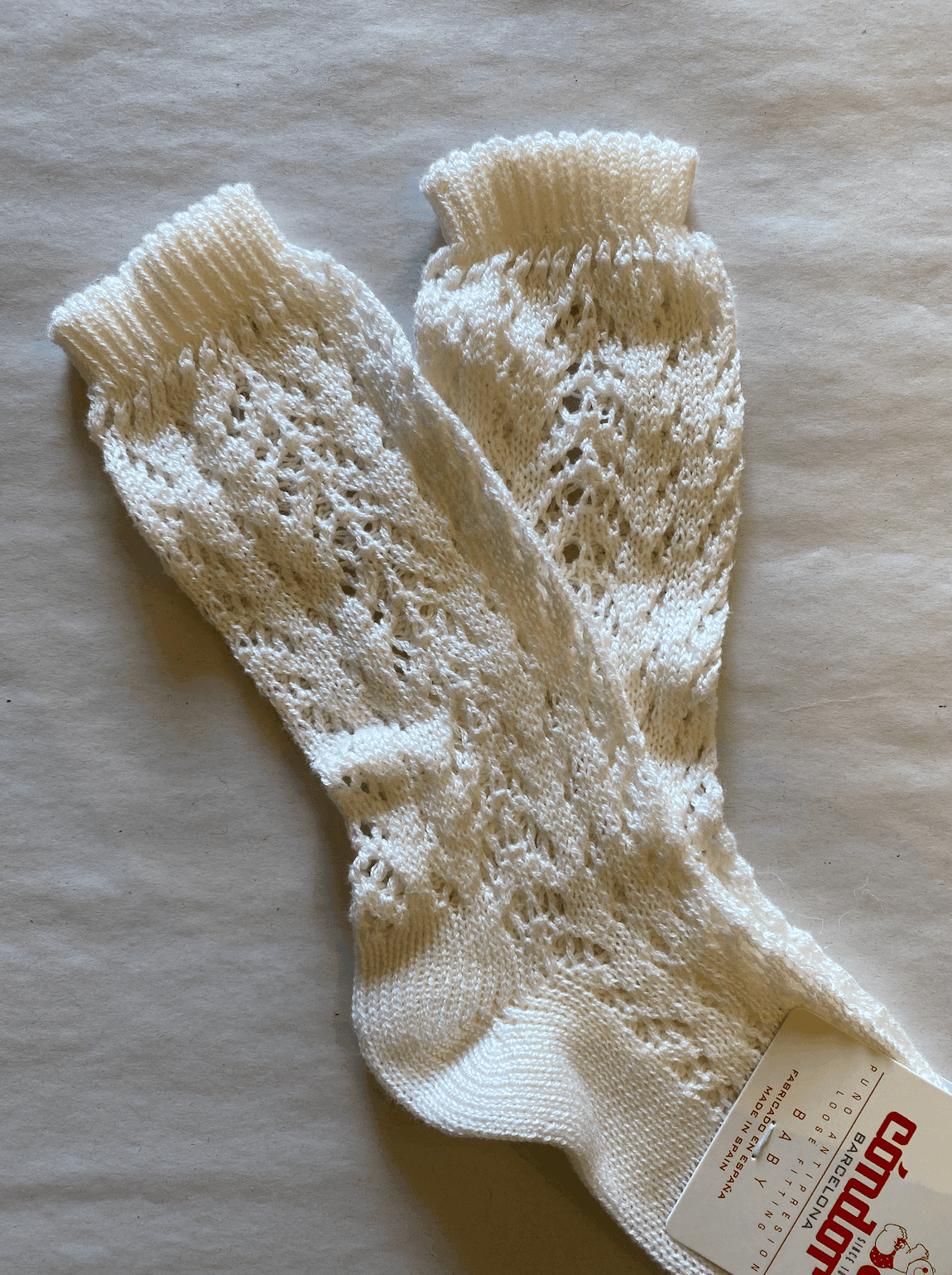 Cóndor Lace Knit Knee Socks — billede 1