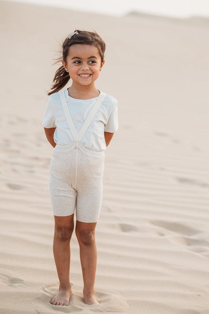 Silly Silas / Retro Rib Shorts - Cream blend — billede 2