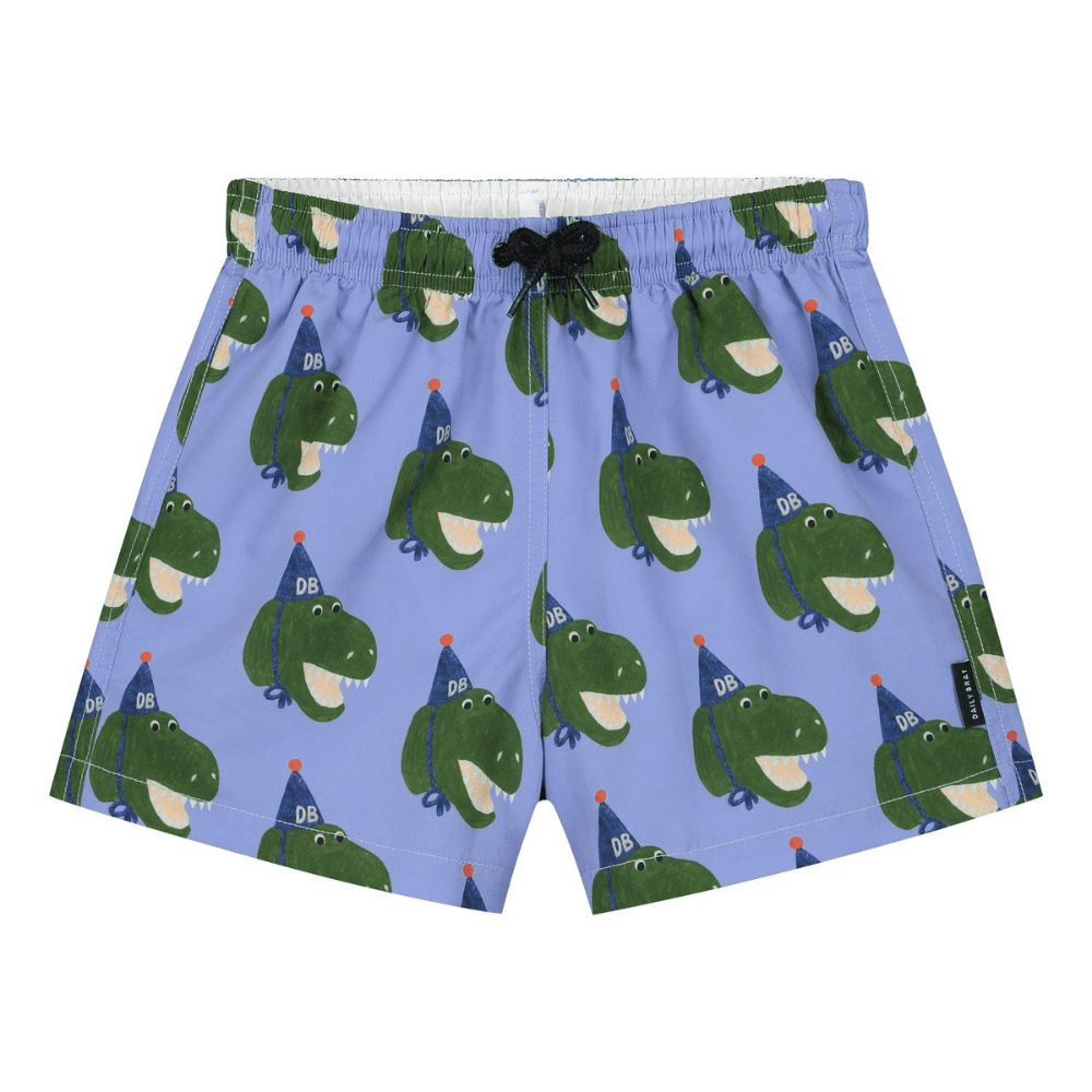 Daily Brat / Daffy Dino Badeshorts / Sky Blue — billede 1