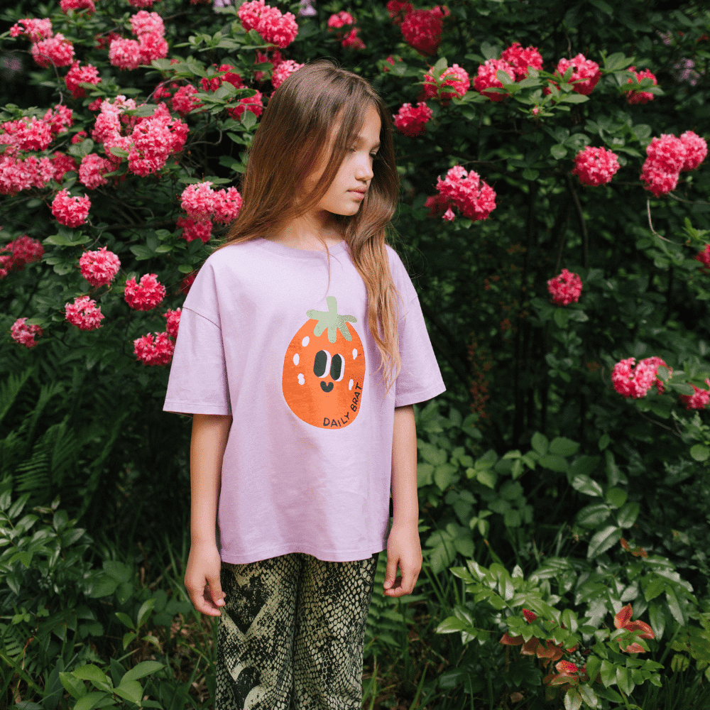 Daily Brat / Berry T-shirt — billede 4