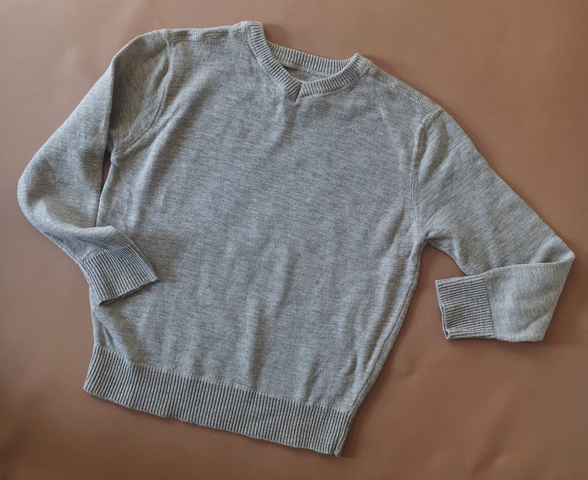 Cotton V-neck Sweater — billede 2