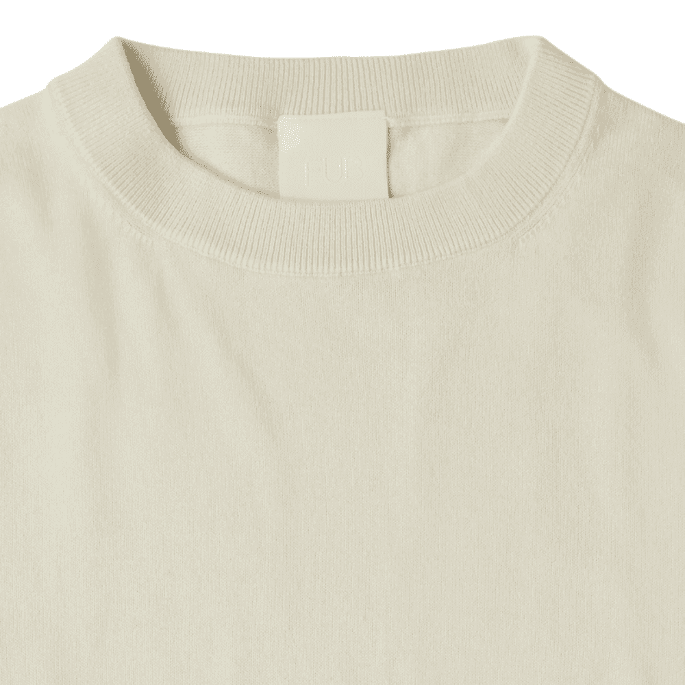 FUB / Woman high twist T-shirt / Ecru — billede 2
