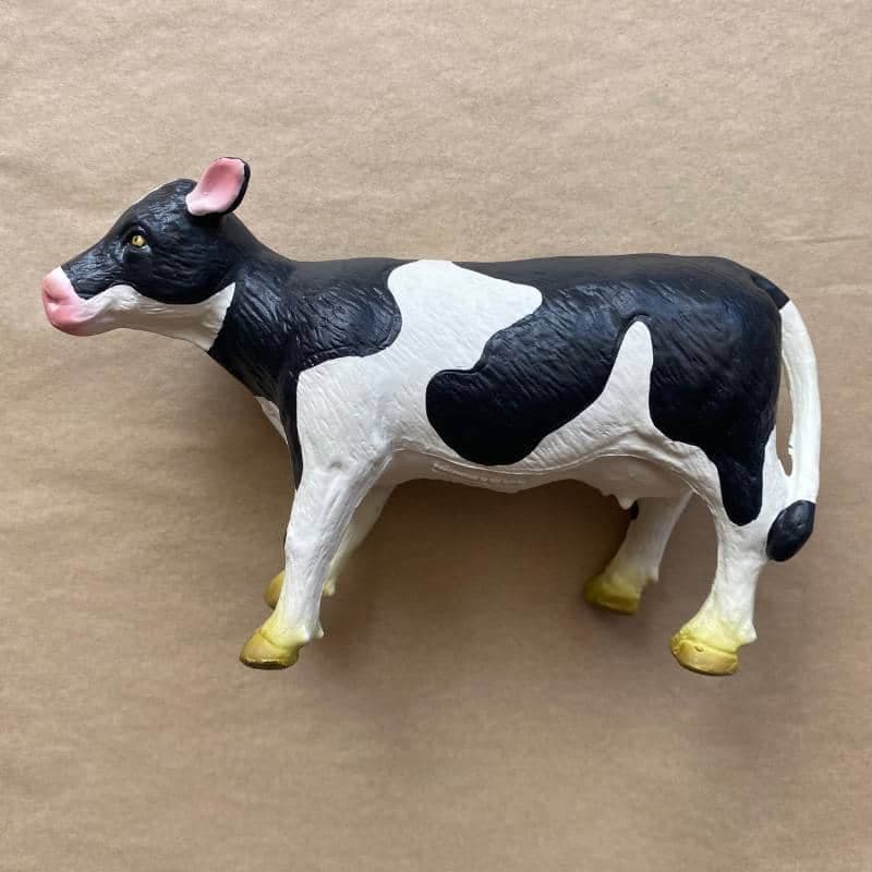 Green Rubber Toys / Bondegårdsdyr / Ko — billede 1