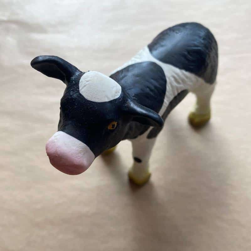 Green Rubber Toys / Bondegårdsdyr / Kalv — billede 2