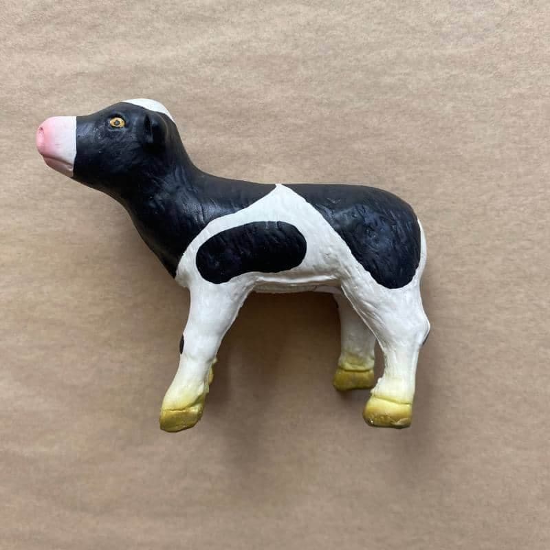 Green Rubber Toys / Bondegårdsdyr / Kalv — billede 1