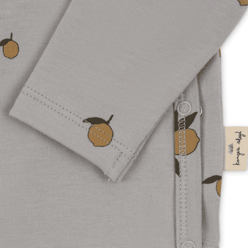 Konges Sløjd / Basis nyfødt body / Lemon Harbor — billede 4