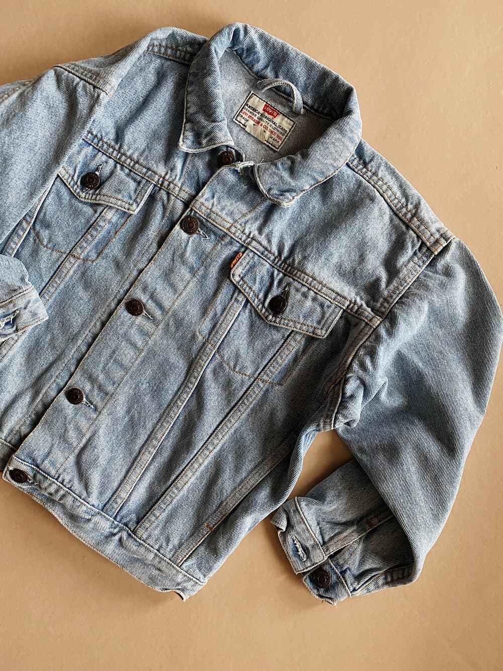 Vintage Levi’s Light Wash Denim Jacket — billede 3