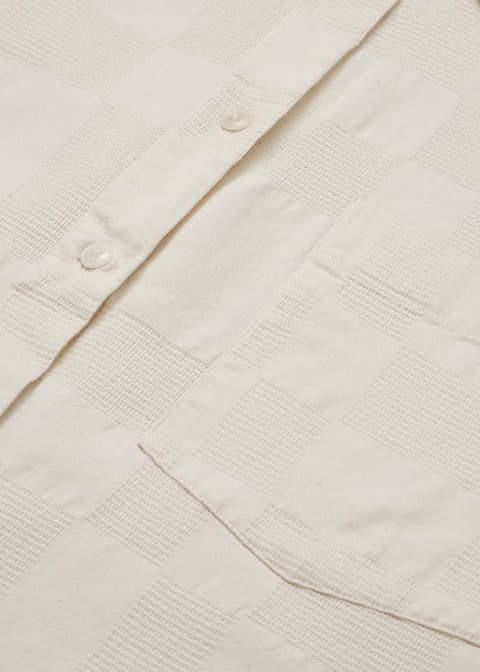 Aiayu / Lala Shirt Square / Pure Ecru — billede 2