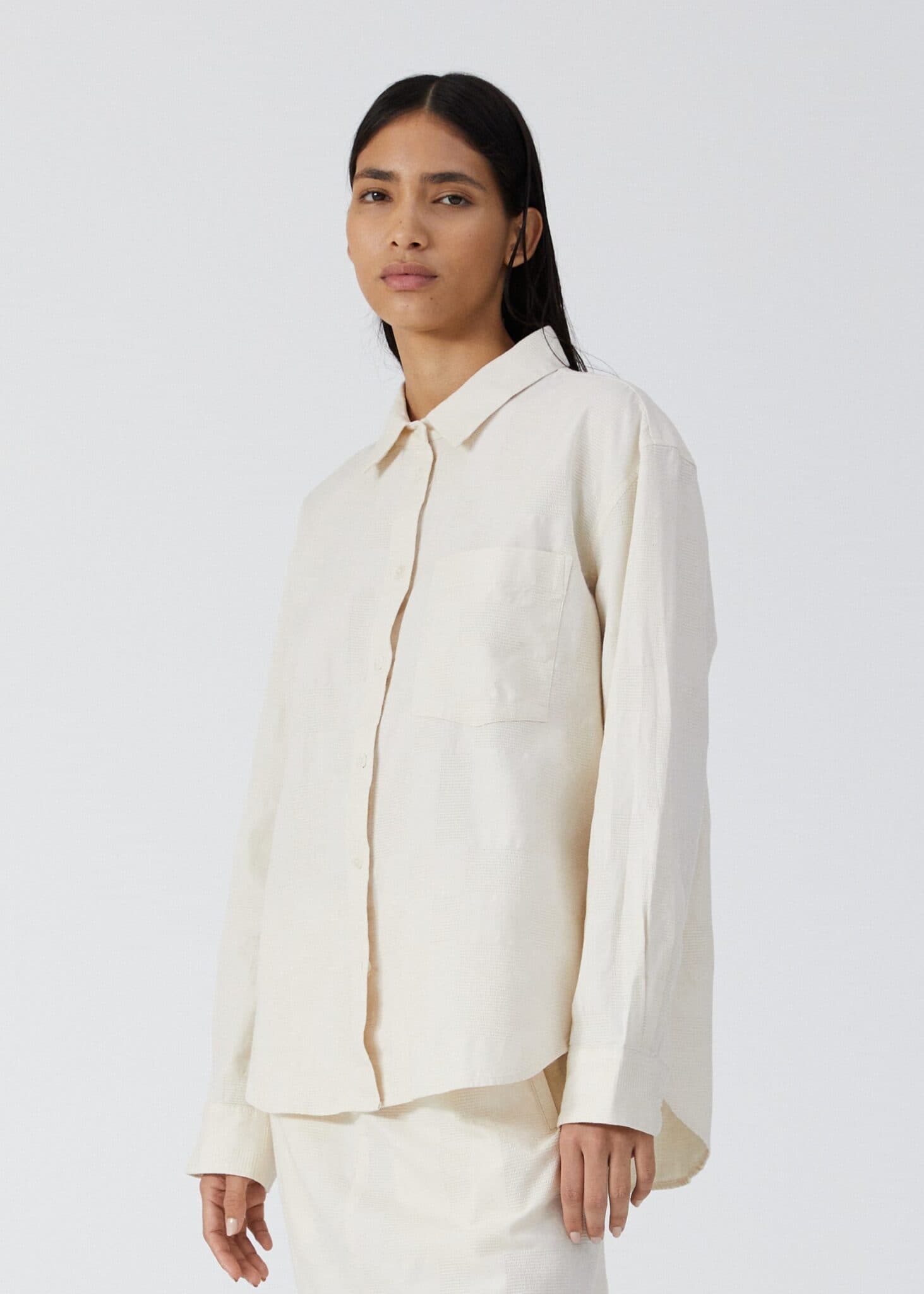 Aiayu / Lala Shirt Square / Pure Ecru — billede 1