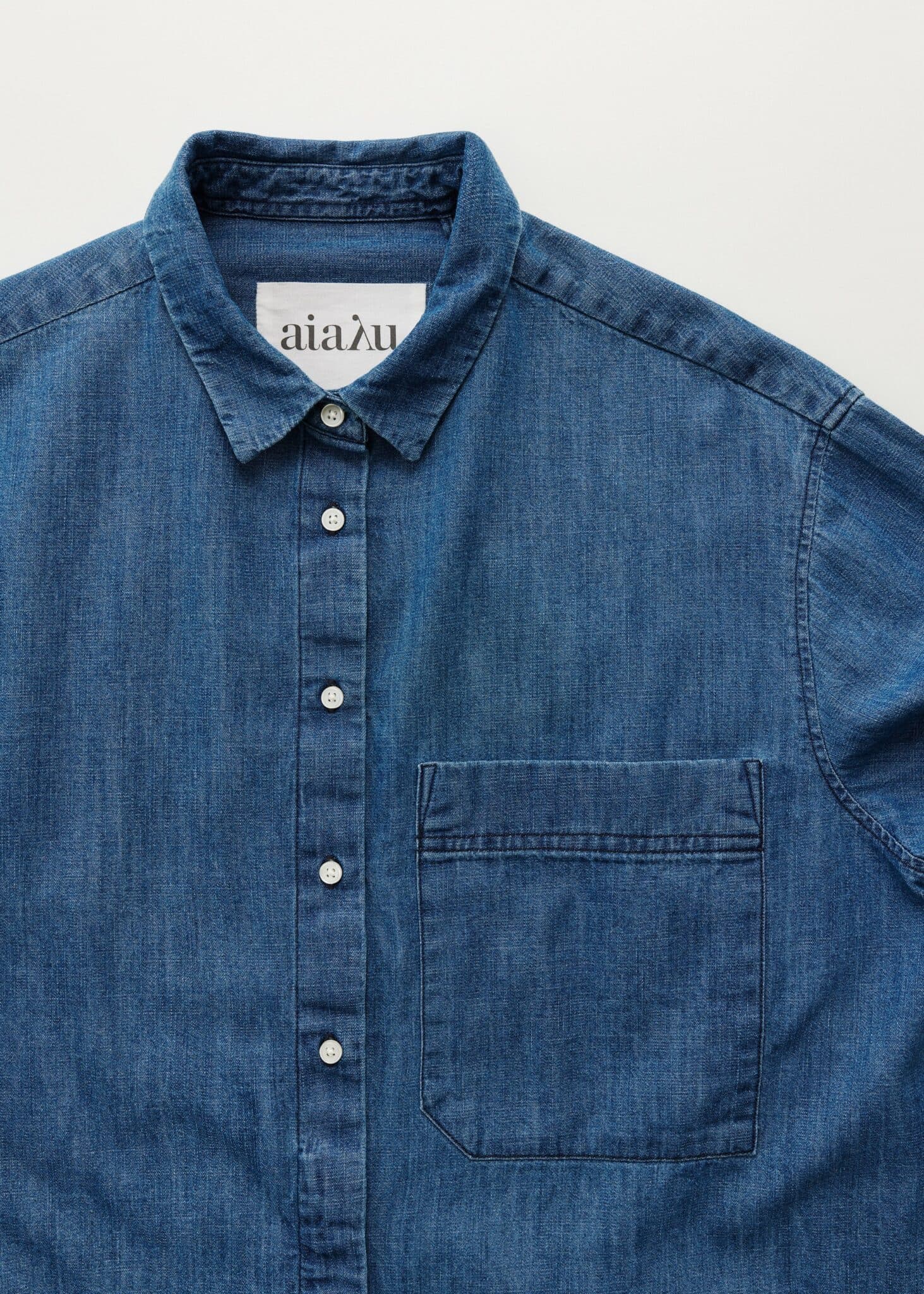 Aiayu / Lynette Skjorte Denim / Iceberg — billede 3